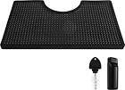 Mrbrew Beer Drip Tray, Non-Slip PVC Kegerator Surface Mount Drip Tray Mat