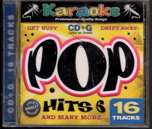 Brand New Sealed Karaoke Bay Pop Hits Volume 6 CD G Karaoke Hits Needs New Case