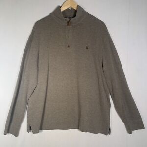 Mens size XL Polo by Ralph Lauren 1/4 zip sweatshirt, sweater, top