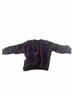 Vintage 90s Coogi Australia Multicolored Sweater Pullover Biggie Style Sz XL
