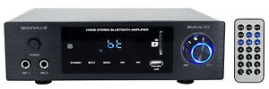 Rockville BLUAMP 150 Home Stereo Bluetooth Amplifier Receiver Optical/Phono/RCA