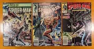 Web of Spider-man 31, Amazing 293🔑, Spectacular 131, 1st Print VF+/- NEWSSTANDs