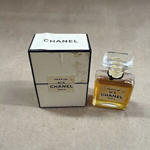 New ListingChanel Number 5 Parfum Made in France 7ml VINTAGE -RARE Box OPENED