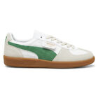 Puma Palermo Leather Lace Up  Mens Green, Grey, White Sneakers Casual Shoes 3964