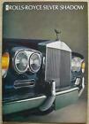 ROLLS ROYCE SILVER SHADOW Car Sales Brochure 1973 #TSD 4017
