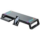 KYOLLY RGB Gaming Computer Monitor Stand Riser with Drawer,Storage and Phone ...