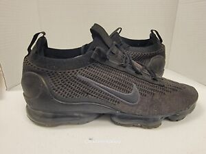 Size 13 - Nike Air VaporMax Flyknit 2021 Black Anthracite Men's Running Shoes