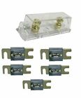 IMC Audio ANL Fuse Holder w/ (5) 300 Amp Gold Wafer Fuse Fits 0/2/4 Gauge Wire