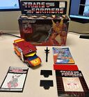Transformers G1 Rodimus Prime 100% Complete also with rare metal feet.