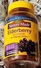 Nature Made Elderberry 100mg with Vitamin C & Zinc - 60 Gummies Raspberry Flavor