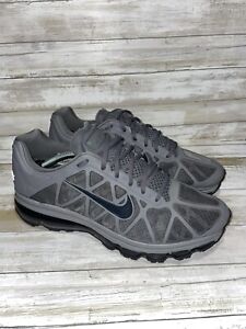 Mens Nike Air Max+ 2011 Cool Grey Running Shoes Sneakers Size 13 Gym Training