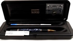 Parker Duofold Platinum Club Rollerball Pen with Case