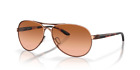 Oakley Feedback VR50 Rose Gold Brown Gradient 59 mm Women's Sunglasses OO4079 01