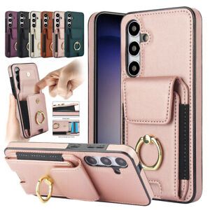 For Samsung Galaxy A13 A14 A15 A42 A41 A54 A71 A73 5G Leather Wallet Ring Case
