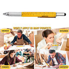 Multi-tool Ballpoin Pen Gifts For Men 6 In 1 Cool Gadget Ruler Level Screwdriver