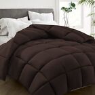 All Season Full Size Bed Comforter - Cooling Down Alternative Full（82*86） Brown