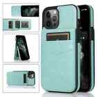 For iPhone 15 Pro Max 14 13 12 11 XR XS 87+ Leather Cards Wallet Phone Flip Case