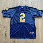 Nike Authentic Men's XL (52) Charles Woodson #2 NCAA Michigan Wolverines Jersey