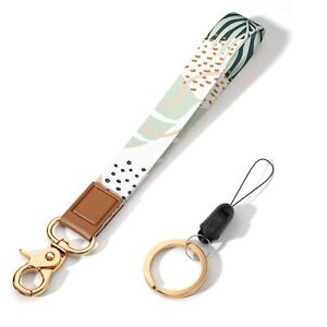Hsxnam Wrist Lanyard Key Chain, Cute Wristlet Strap Keychain Holder for Women...