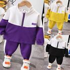 Baby Kids Toddler Boy Girl Hoodie Outfit Tracksuit Sportswear Sports Clothes Set