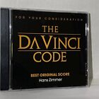 The Da Vinci Code [For Your Consideration] (CD Promo) Hans Zimmer Best Original