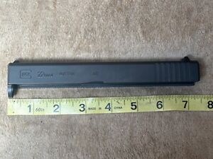 OEM Glock 22 Gen 4 Parts: Stripped Slide Channel Liner & Factory Sights #1