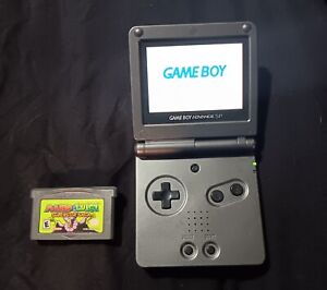 Nintendo Game Boy Advance SP - Graphite Ags-101 With Charger And Mario Superstar