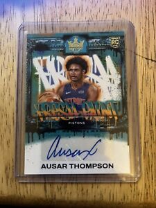 New Listing2023-24 Court Kings Ausar Thompson RC Rookie Fresh Paint Auto /125 Pistons