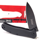 KERSHAW KS1730 Black ZING Spring Open Assisted Tactical Folding Pocket Knife EDC