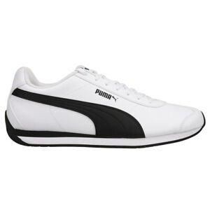 Puma Turin 3 Lace Up  Mens White Sneakers Casual Shoes 383037-06