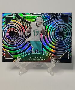 2023 Panini Obsidian Jaylen Waddle Tunnel Vision /135 Miami Dolphins