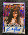 2024 Leaf Pop Century Linda Blair Horror Ink Purple Crystal Auto /8 The Exorcist