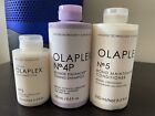 Olaplex No 4P Purple shampoo and NO.5-8.5oz+ N.3 - 3.3Oz- Authentic, New +SEALED