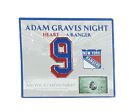 Adam Graves Night MSG New York Rangers Jersey #9 Banner Ceremony NHL Pin