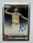 2023 Topps Alexander Sarr Silver Refractor Auto RC Rookie First NBA On Card