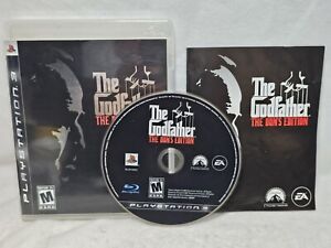 The Godfather The Don's Edition PS3 (Sony PlayStation 3, 2007) CIB Complete
