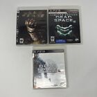 Dead Space 1 2 & 3 Trilogy Bundle Lot Sony PlayStation 3 PS3 Games Tested