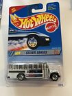 1996 Hot Wheels Vintage Silver Series II School Bus Chrome 7 Spoke Wheels #328