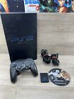 Sony PlayStation 2 Ps2 Console SPCH-39001 Bundle 8mb Card Game Controller-Tested