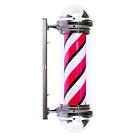 BarberPub Barber Pole Stripes Rotating Metal Hair Salon Sign L016
