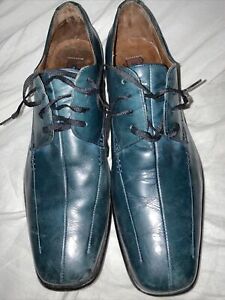 FLORSHEIM IMPERIAL Bio Comfort Mens Bicycle Toe  Oxford Leather Blue 13D 13005