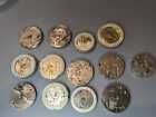 LOT: 13  Russian watch movements 23mm to 27mm  Vintage parts repair