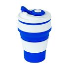 Silicone Collapsible Coffee Cup - 12 oz (Royal Blue)