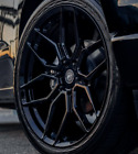 Set of 4 Custom 24 inch Wheels 6X135 Gloss Black Ford F150 Lincoln Navigator