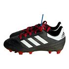 Adidas Kids Soccer Cleats Size 11K Style SGC 753002 Leather Stripped Lace Up Low