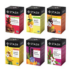 Stash Tea Fruity Herbal Tea 6 Flavor Tea Sampler, 6 Boxes with 18-20 Tea Bags Ea