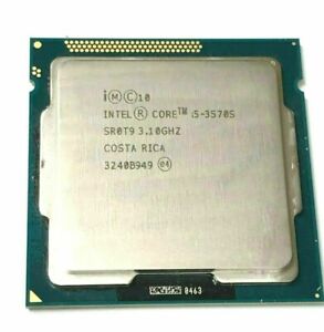 Lot of 3 Intel Core i5-3570 i5-3570s CPU Processors SR0T9 SR0T7
