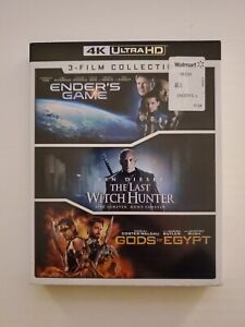 Ender's Game, The Last Witch Hunter, Gods of Egypt 4K UHD 3-Film Collection