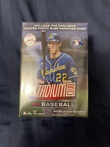 2021 Topps MLB Stadium Club Baseball Trading Card Blaster Box - Factory Sealed