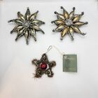 Bethany Lowe Designs Ornaments Wire-Wrapped Star Starburst Flower